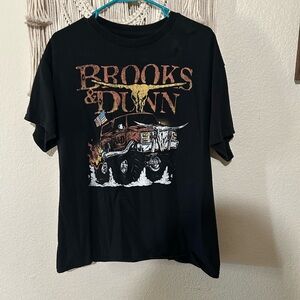 Brooks & Dunn Graphic Black Tee